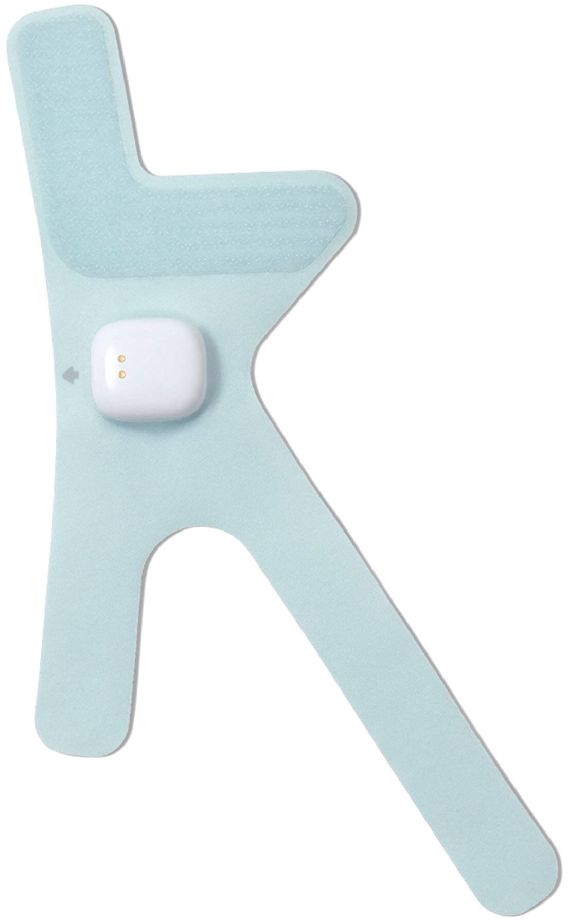 Left. eufy - S320 Smart Sock WiFi Baby Monitor with Receiver and Customizable Wellness Tracker - Blue.