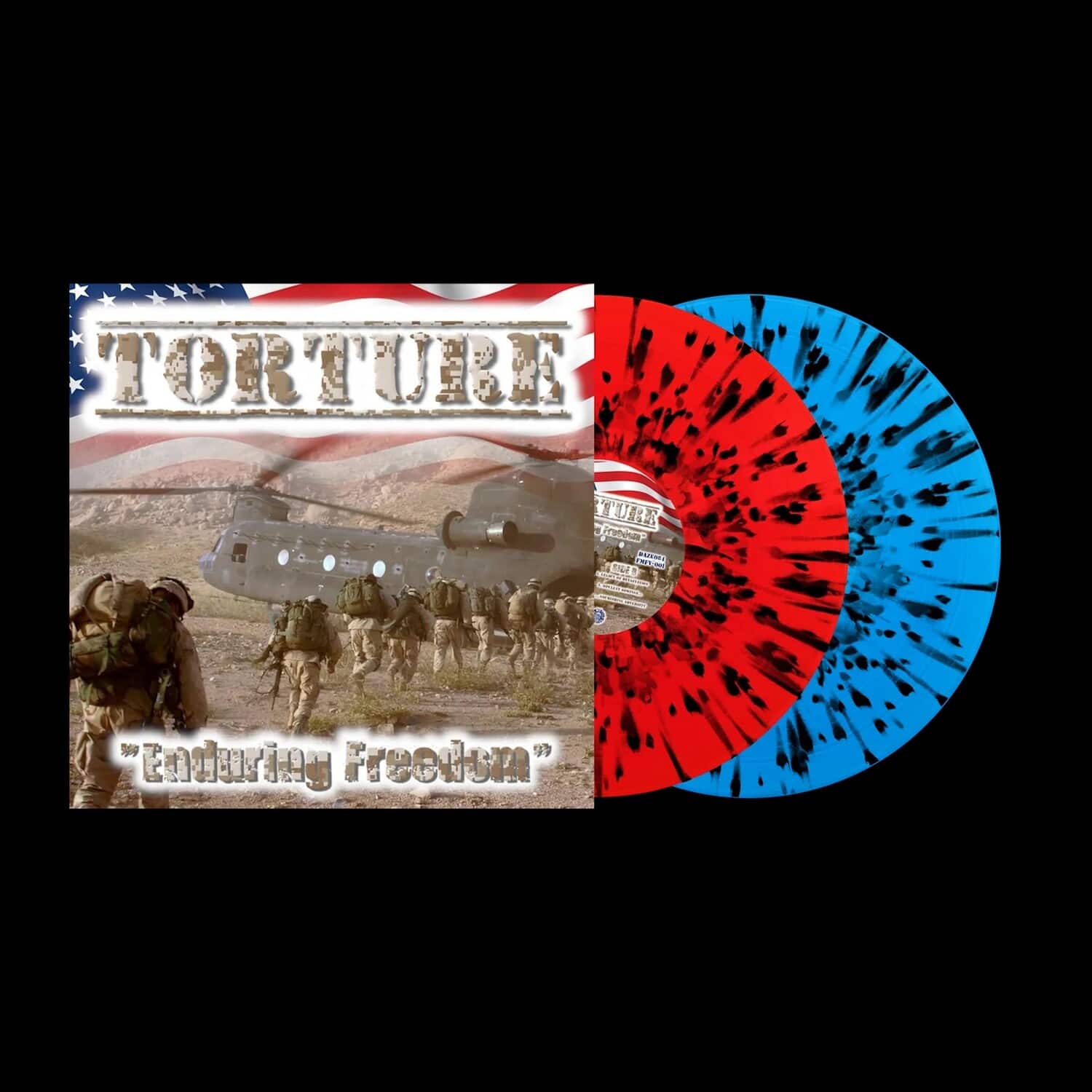 Torture - Enduring Freedom - Black/Blue/Red   - VINYL LP price history on PriceWatchPro