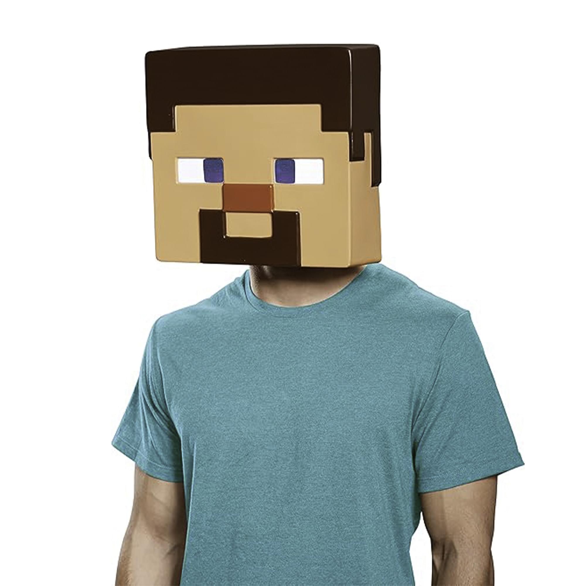 Alt View 2. Disguise - Minecraft Steve Adult Costume Mask | One Size Fits Most - Multi-Colored.