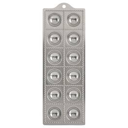 Kings County Tools - Round Ravioli Mold with Roller - Silver