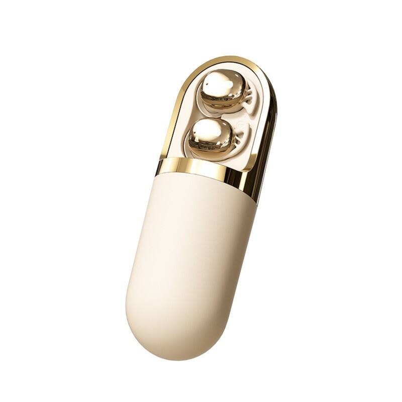 Front. SKRAN - Wireless Bluetooth Earbuds, Headphones, Vibration Massage,  Multifunctional Invisible Ear Plugs for Home, Travel, Sports - Beige.