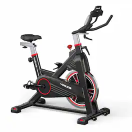 YOSUDA - PRO Magnetic Exercise Bike 300 lbs Weight Capacity - Indoor Cycling Bike Stationary with Comfortable Seat Cushion - Red