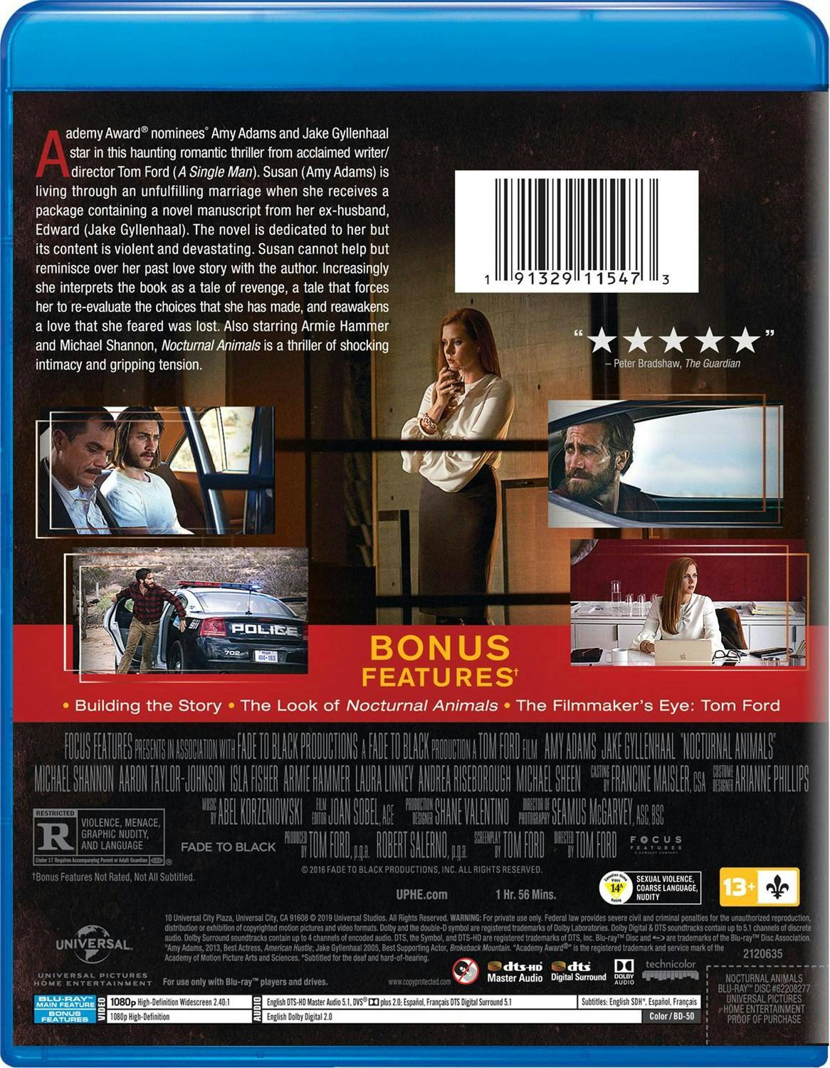 Back. Nocturnal Animals (Blu-ray New Box Art) [Blu-ray].