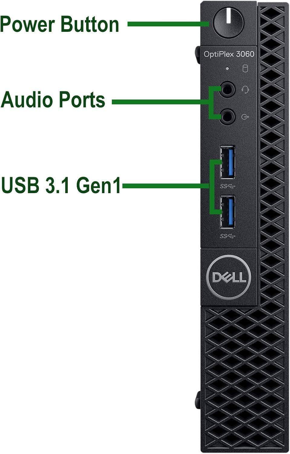 Power Button, Audio Ports, USB 3.1 Gen1