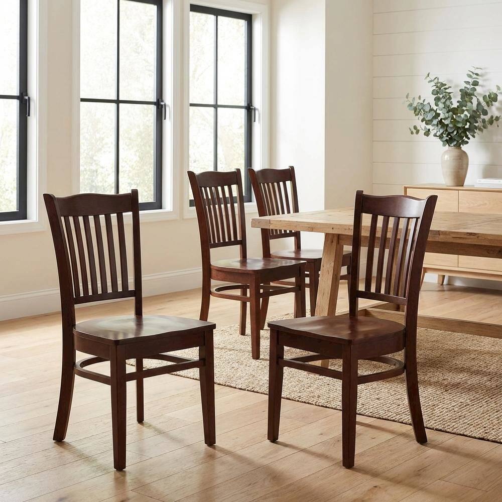 Alt View 6. East West Furniture - Dining Chair Mahogany - Brown.