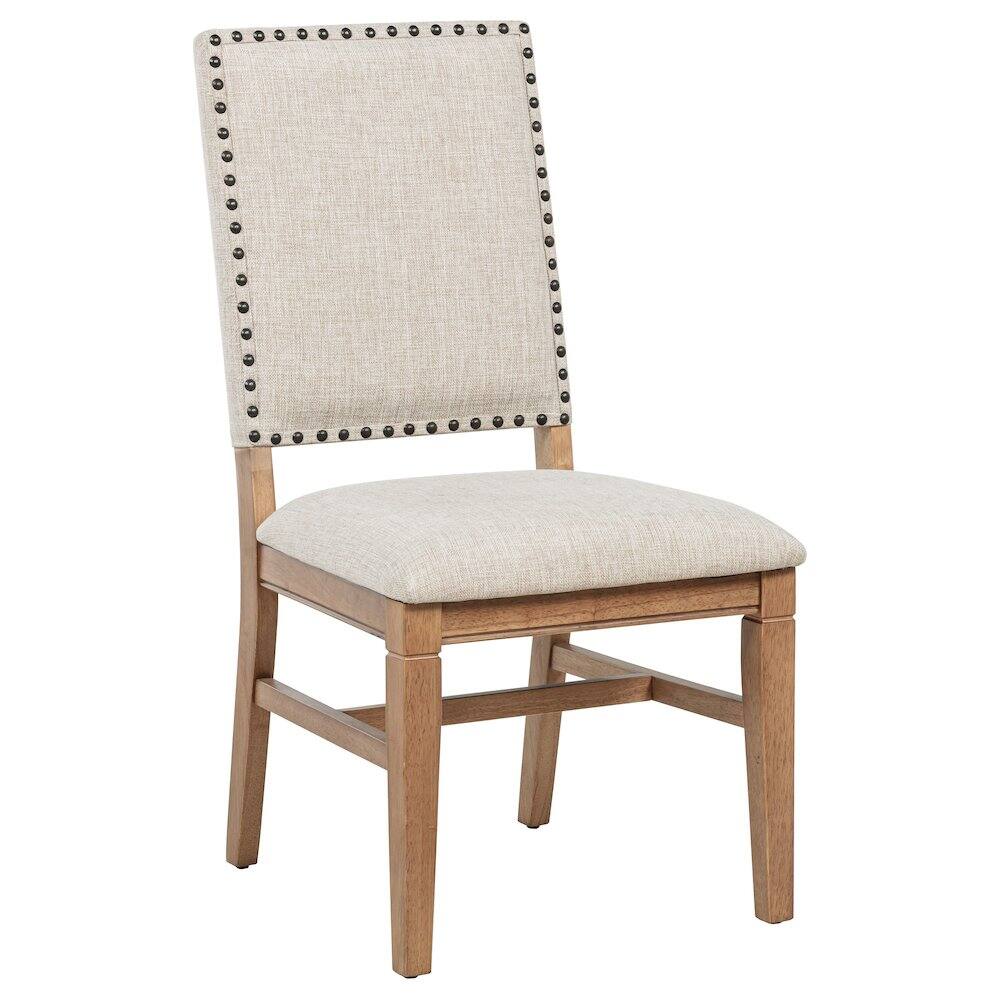 Alt View 2. Coaster Co. of America - Middleton Upholstered Dining Side Chair Beige (Set of 2) - Brown.