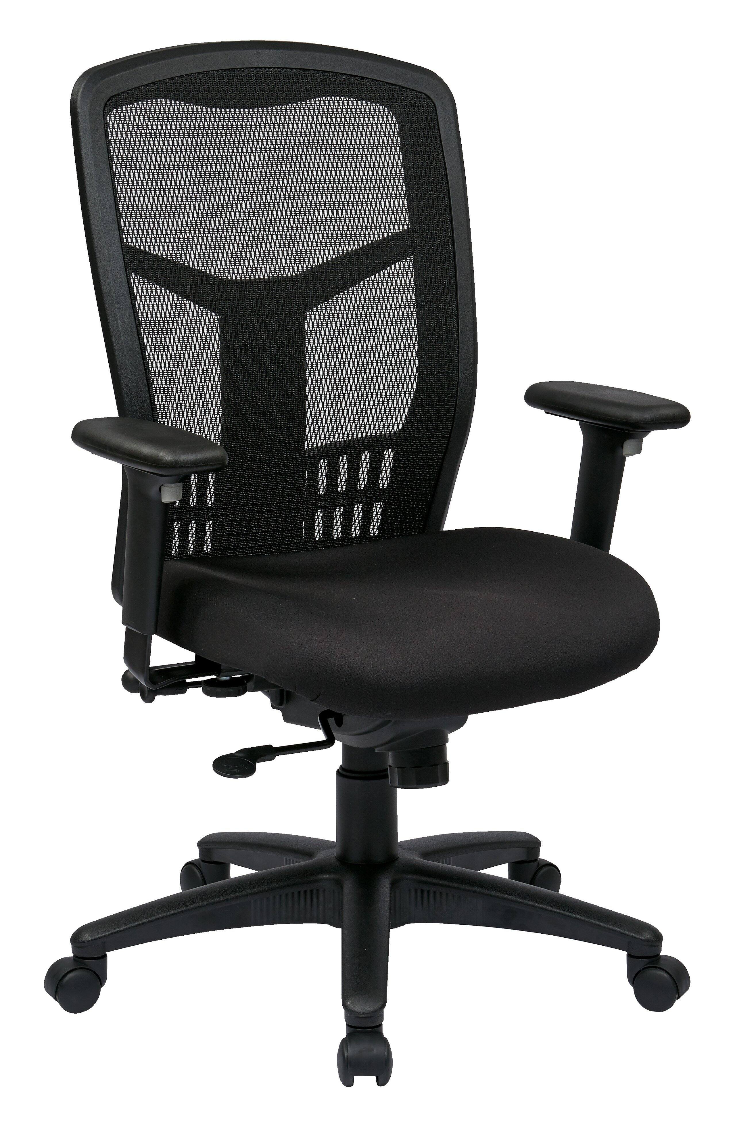 Angle. Office Star Products - ProGrid Mesh Manager's Chair - Black.