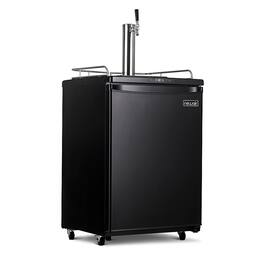 NewAir - Single Tap Kegerator w/ Draft Beer Kit Included - Black