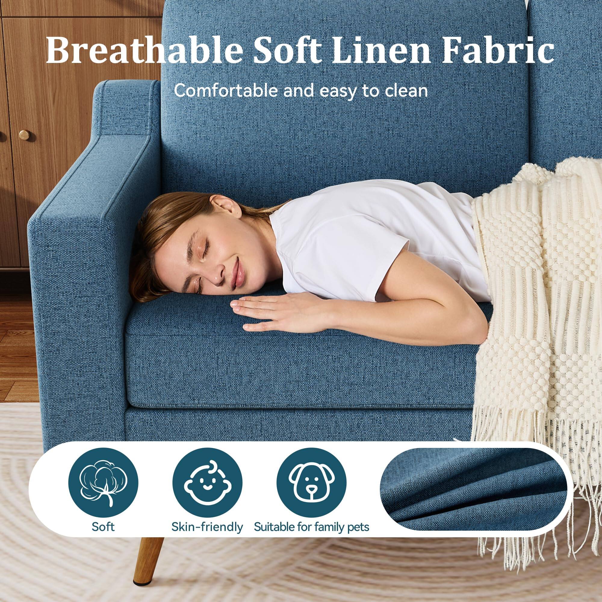 Breathable Soft Linen Fabric  
Comfortable and easy to clean  

Soft  
Skin-friendly  
Suitable for family pets