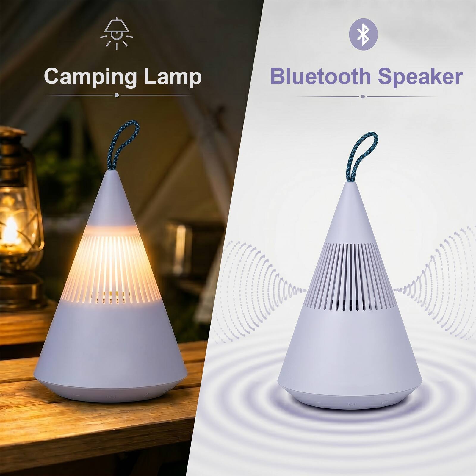 Camping Lamp  
Bluetooth Speaker