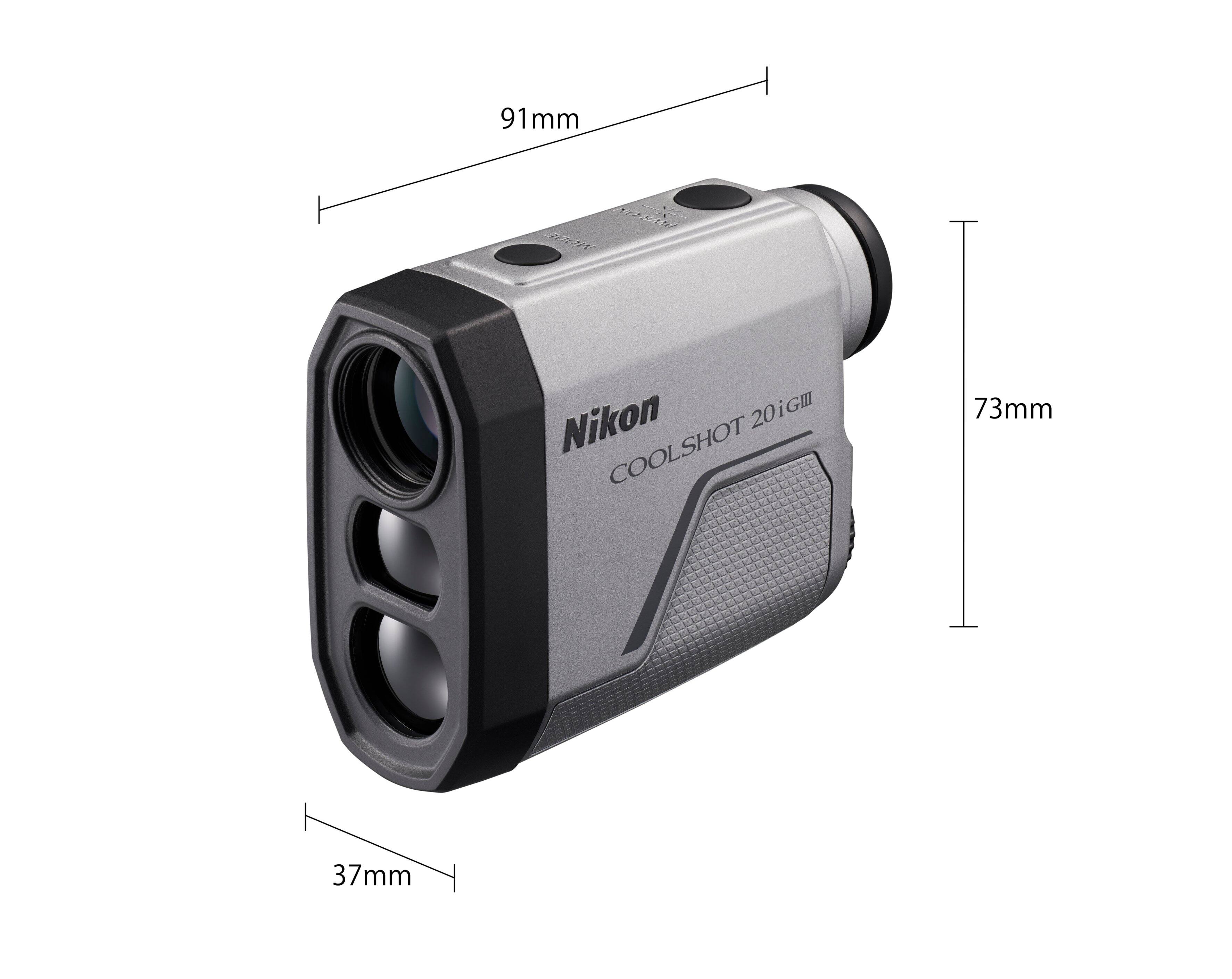 Angle. Nikon - COOLSHOT 20i GIII - Silver.