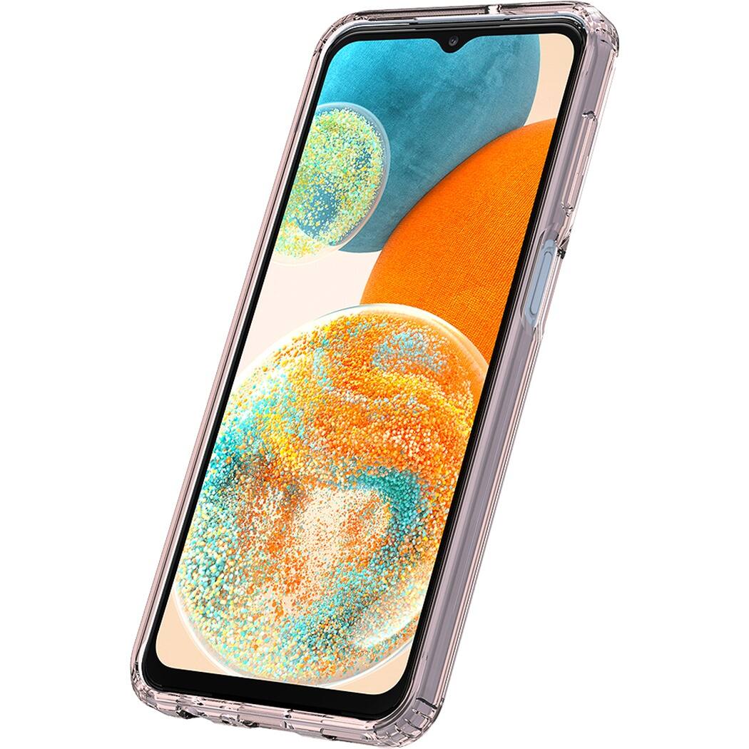 Alt View 12. SaharaCase - Hybrid-Flex Hard Shell Case for Samsung Galaxy A23 5G - Clear/Rose Gold.