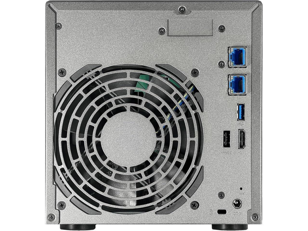 Alt View 1. Asustor - Asustor AS6704T v2 4-Bay NAS - Quad-Core 2.0GHz - 2x5GbE - 4GB DDR4 - 4x M.2 SSD (Diskless).