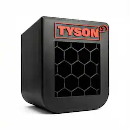 Higher Innovation Inc - Mike Tyson portable air purifier, Removes odors, toxins & second-hand smoke, HEPA & activated carbon, 100 sq. ft - Black