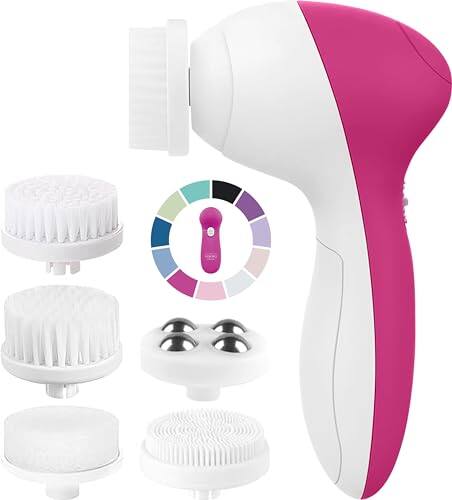 Front. Vulpecula Spade - Facial Cleansing Brush Face Scrubber Exfoliating Cleaning Skin Care Cleanser Wash Women Girls Electric Beauty Powered.