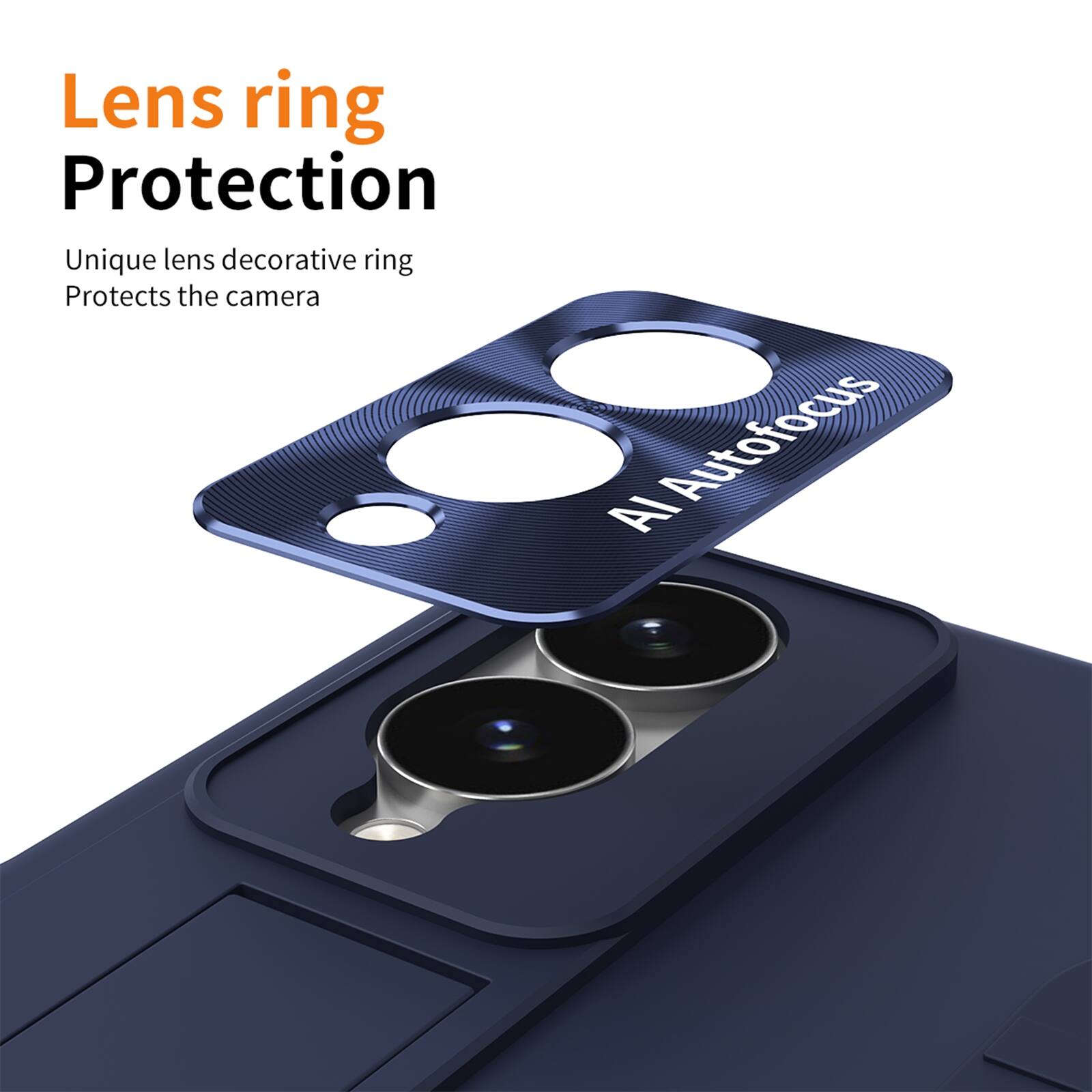 Lens ring Protection  
Unique lens decorative ring  
Protects the camera  
AI Autofocus