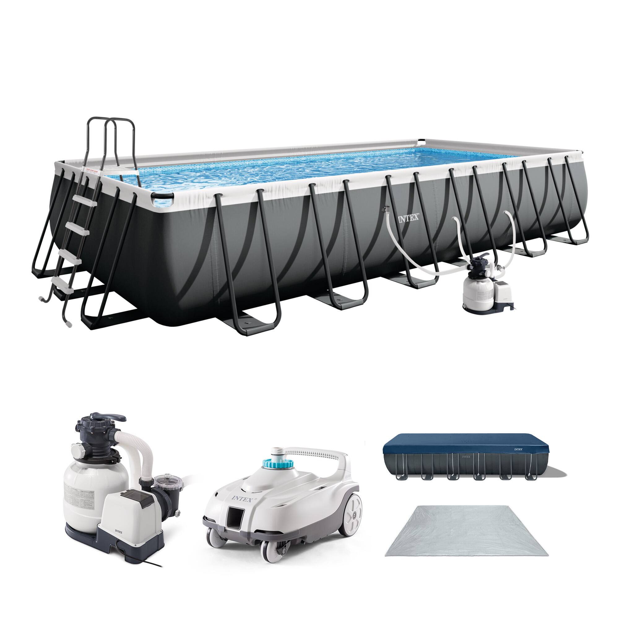 Intex - ZX100 Auto Pressure Side Pool Cleaner with Ultra XTR Frame Swimming Pool - Multicolor