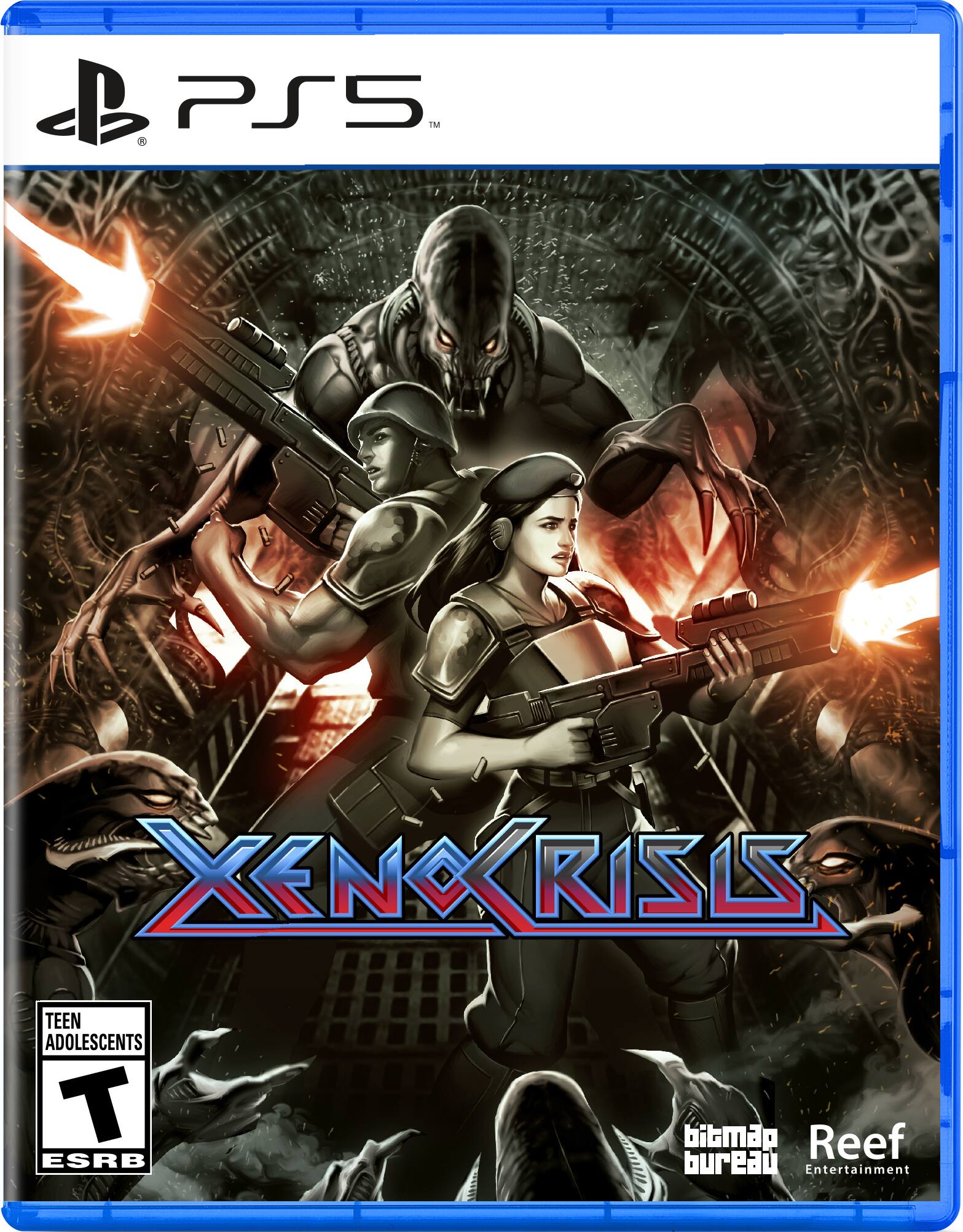PS5  
Xenocrisis  
TEEN ADOLESCENTS  
ESRB  
bitmap bureau  
Reef Entertainment - T (Teen 13+)