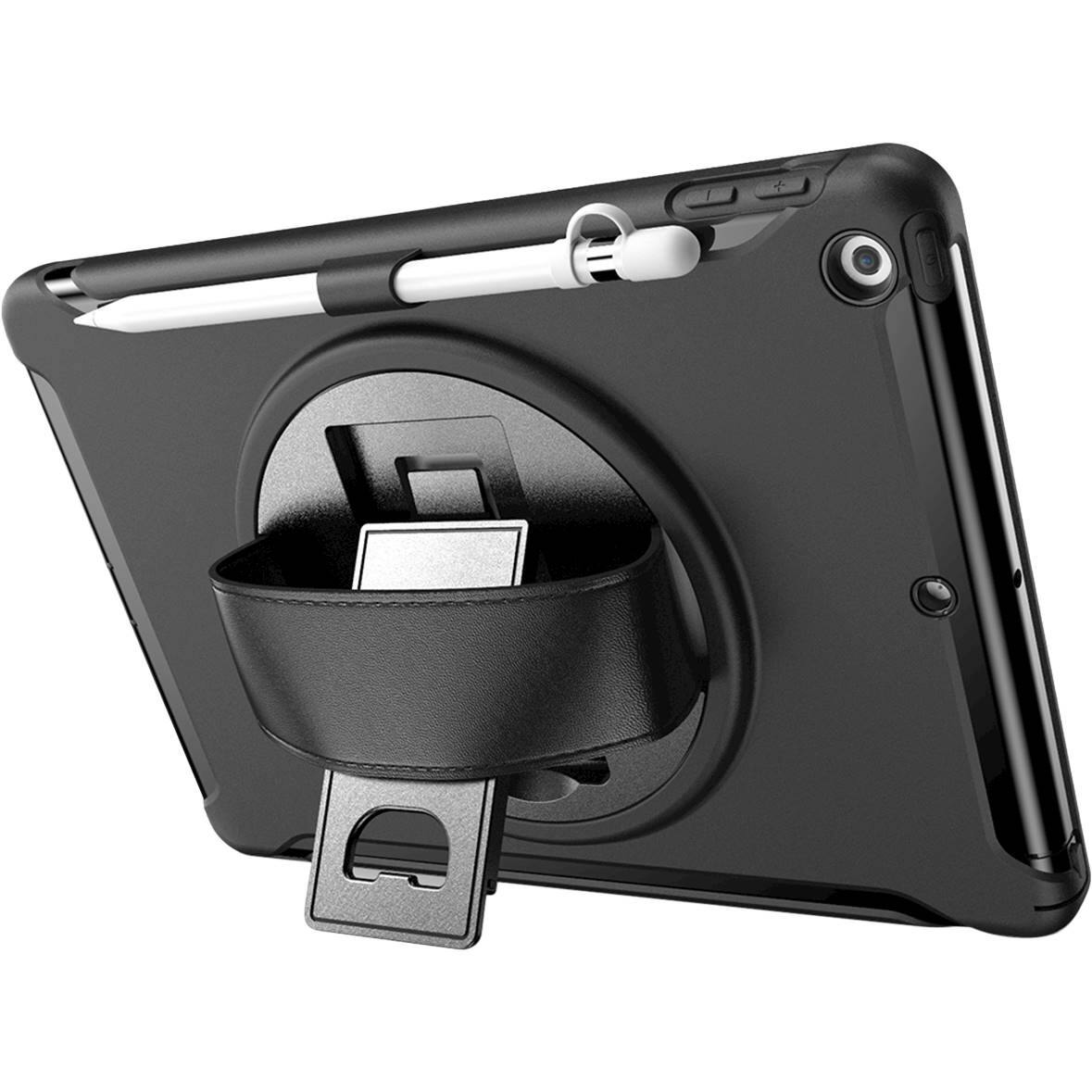 Alt View 17. SaharaCase - Protection Hand Strap Series Case for Apple iPad 10.2 (8th Generation 2020 and 9th Generation 2021) - Black.