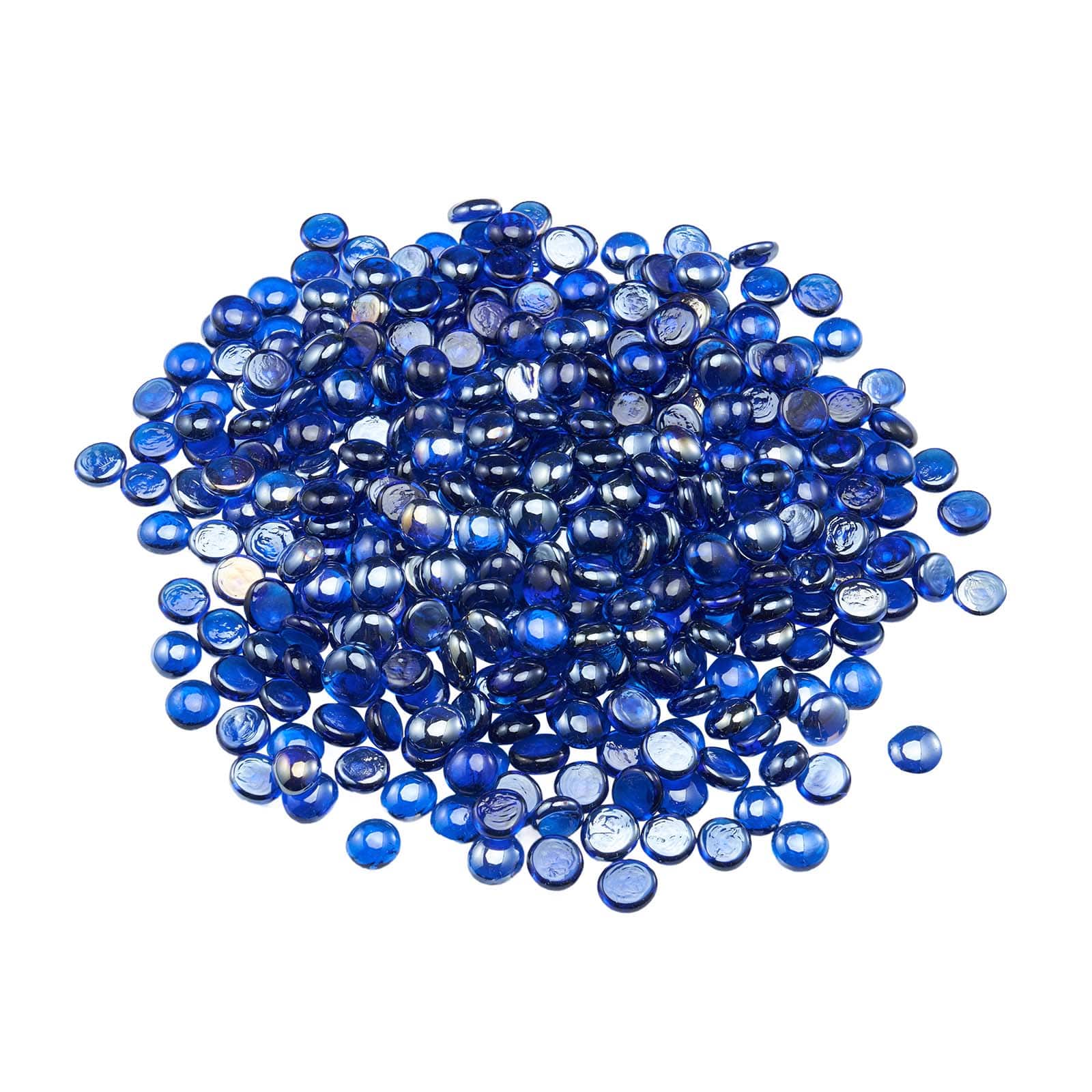 VEVOR - Fire Glass, 10LBS/4.5KG High-Temperature Resistant Fireplace Rocks, 3/4-Inch / 19.05 mm Reflective & Smokeless Glass - Cobalt Blue price history on PriceWatchPro