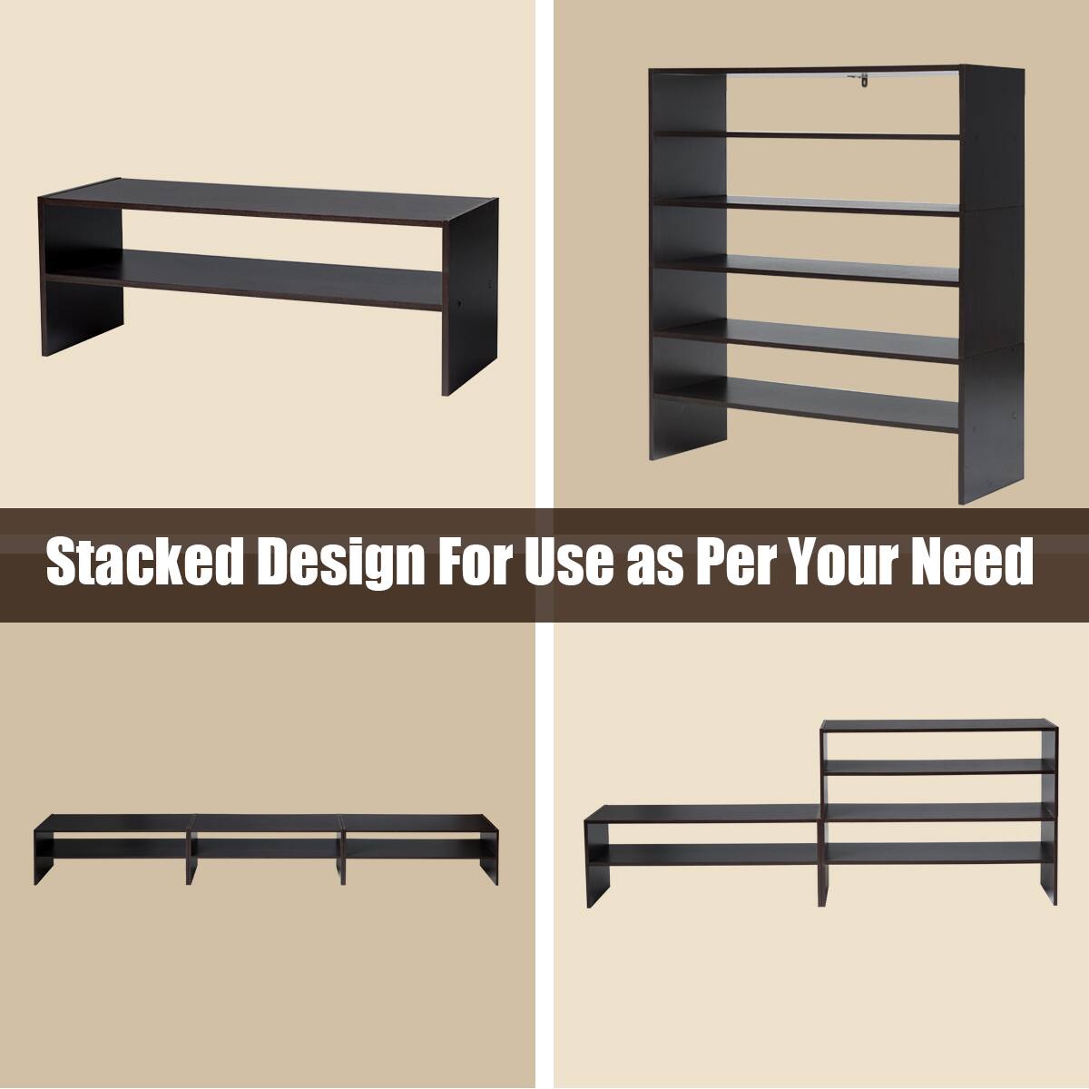 Stacked Design For Use as Per Your Need
