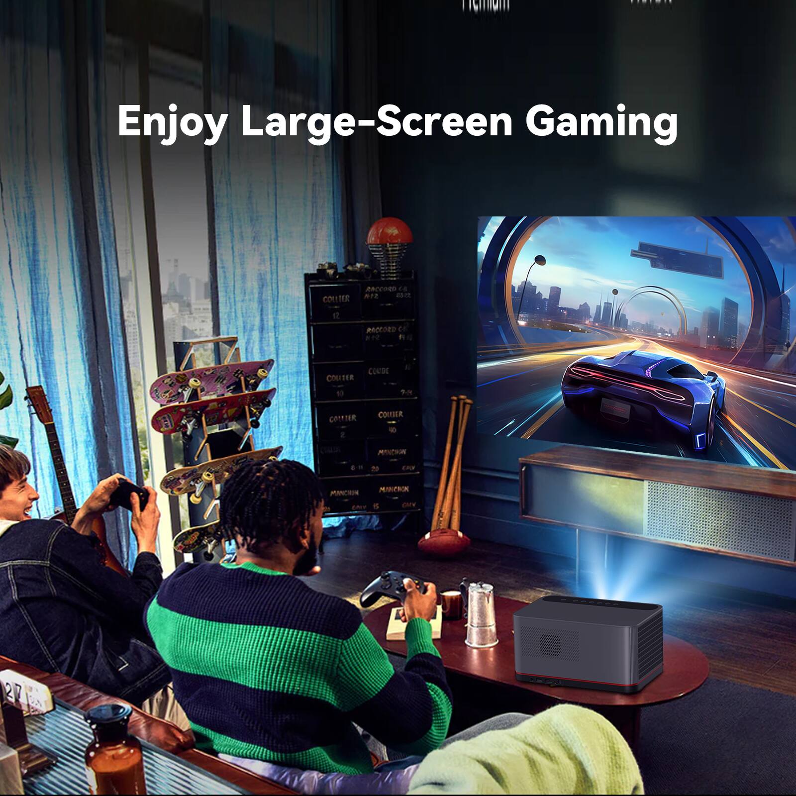 I enjoy large-screen gaming.