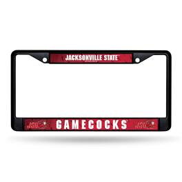 Rico Industries - Jacksonville State Gamecocks Black Metal License Plate Frame - Multi