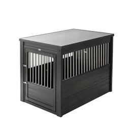 New Age Pet - ECOFLEX Dog Crate End Table - Espresso X-Large
