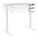 Alt View Zoom 11. OSP Home Furnishings - Primo 48" Sit-to-Stand Electric Desk - White Finish.