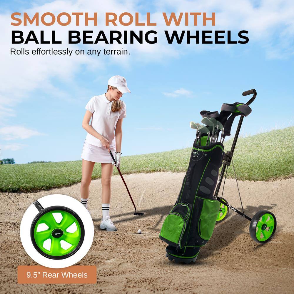 SMOOTH ROLL WITH BALL BEARING WHEELS  
Rolls effortlessly on any terrain.  

JOVIAL - 9.5" Rear Wheels