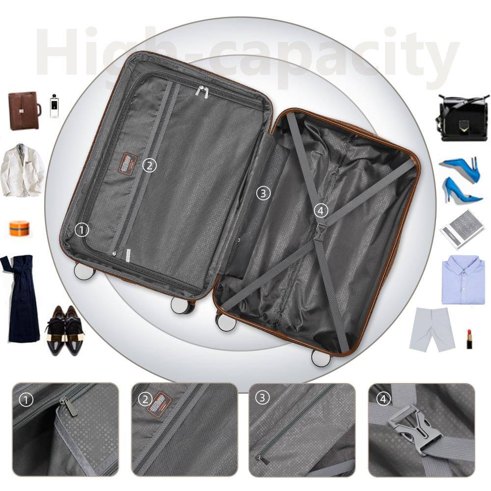 High Capacity

1. Zipper pocket
2. Mesh pocket
3. Shoe compartment
4. Packing straps