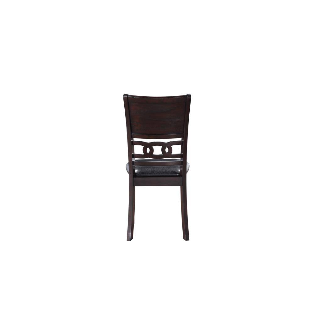 Alt View 4. New Classic Furniture - Furniture Gia Solid Wood Dining Chairs in Ebony Black (Set of 2) - Black.