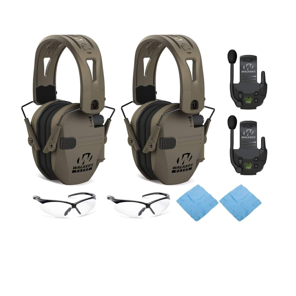 Walker’s - Walker's Razor Tacti-Grip with FDE Rubber Headband (Earth) Bundle (2-Pack) - Not Available price history on PriceWatchPro