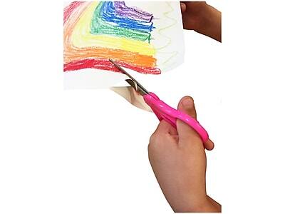 Alt View 6. Westcott - School 5" Stainless Steel Kid's Scissors, Blunt Tip Colors, 6/Pack - Assorted.