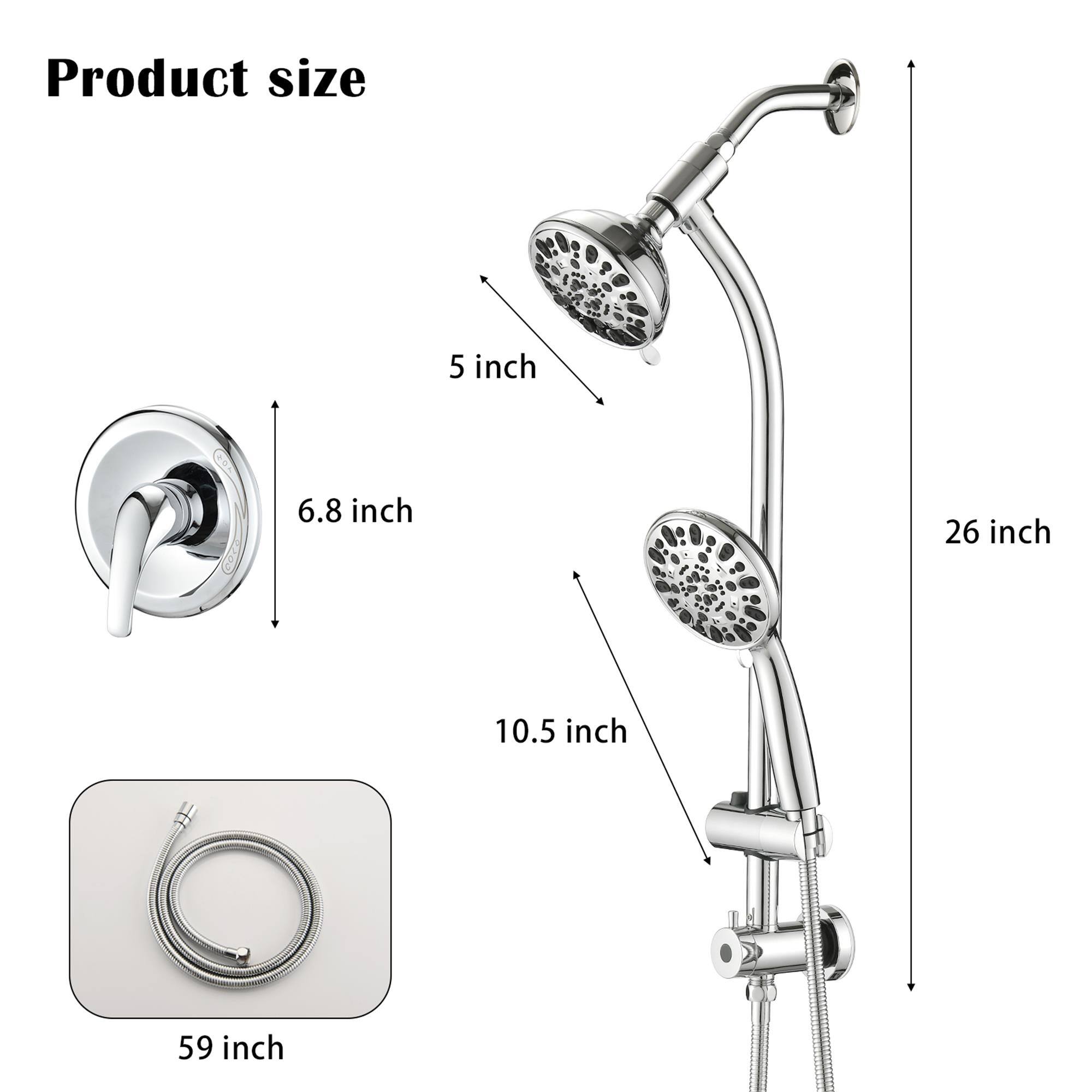Product size
- 5 inch
- 6.8 inch
- 26 inch
- 10.5 inch
- 59 inch