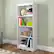 Alt View 12. CorLiving - Hawthorne Collection 4 Shelf Floor-Standing Bookcase - White.