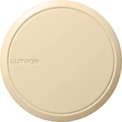 Front. Lutron - Lutron Dalia Ivory Rotary Dimmer Knob 1 pk - Ivory.