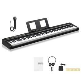 Winado - 88 Key Keyboard Piano with Bluetooth MIDI, 3 Teaching & Dual Keyboard Mode, 1000 Rhythms & Tones, Digital Piano