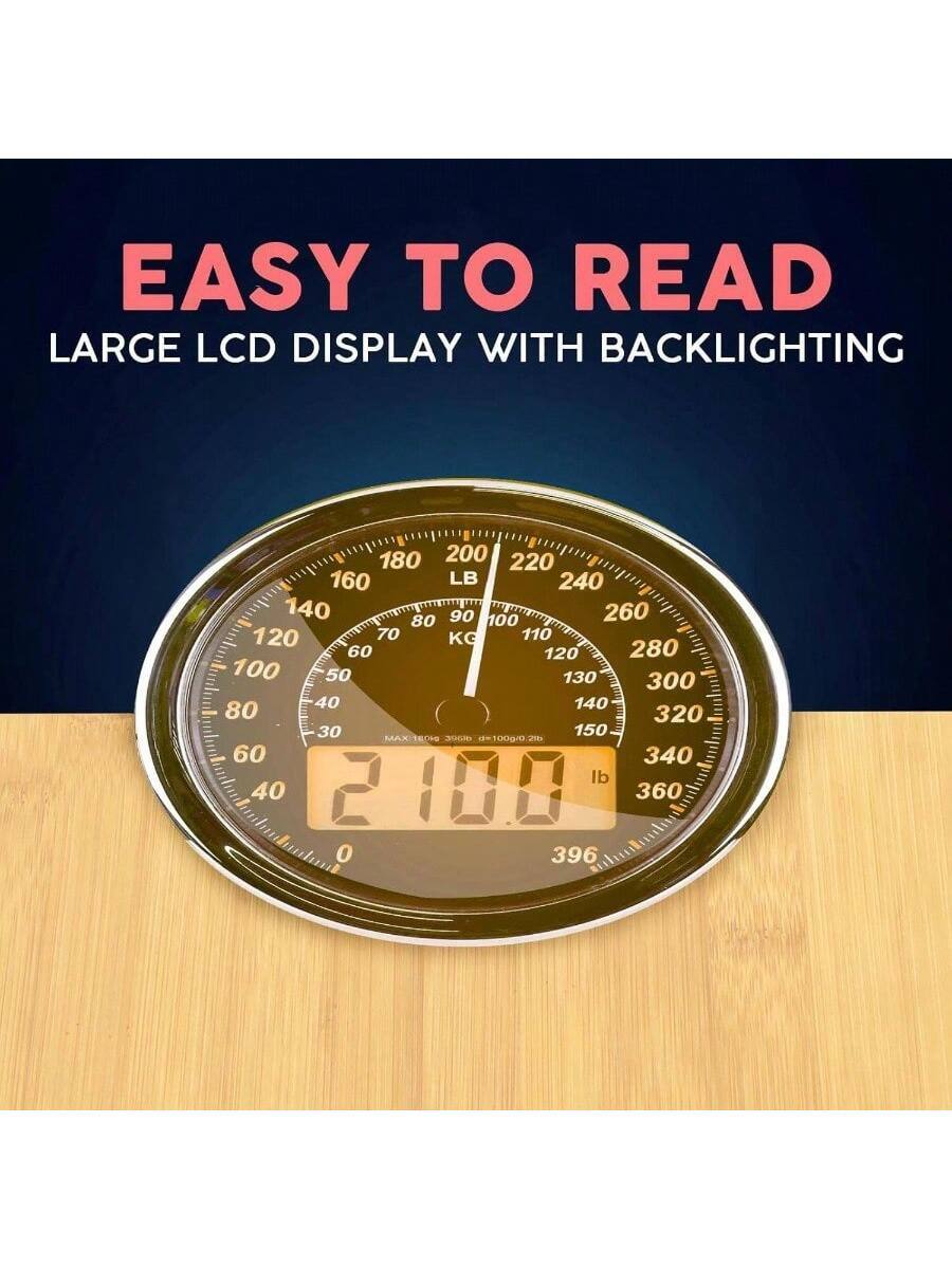 EASY TO READ  
LARGE LCD DISPLAY WITH BACKLIGHTING  

180 200 220 160 LB 240 140 80 90 100 260 120 70 KG 110 60 120 280 100 50 130 300 40 140 80 320 30 150 MAXITELN 4100g/0 - 60 340 lb 40 2 110 360 0 396