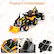 Product Dimensions
- Length: 73"
- Width: 26"
- Height: 24"
- Bucket Width: 13"
- Bucket Height: 6.5"
- Seat Height: 8"
- Seat Width: 6.5"
- Seat Depth: 11.5"
- Dump Bed Length: 17"
- Dump Bed Width: 11"
- Dump Bed Height: 5.5"