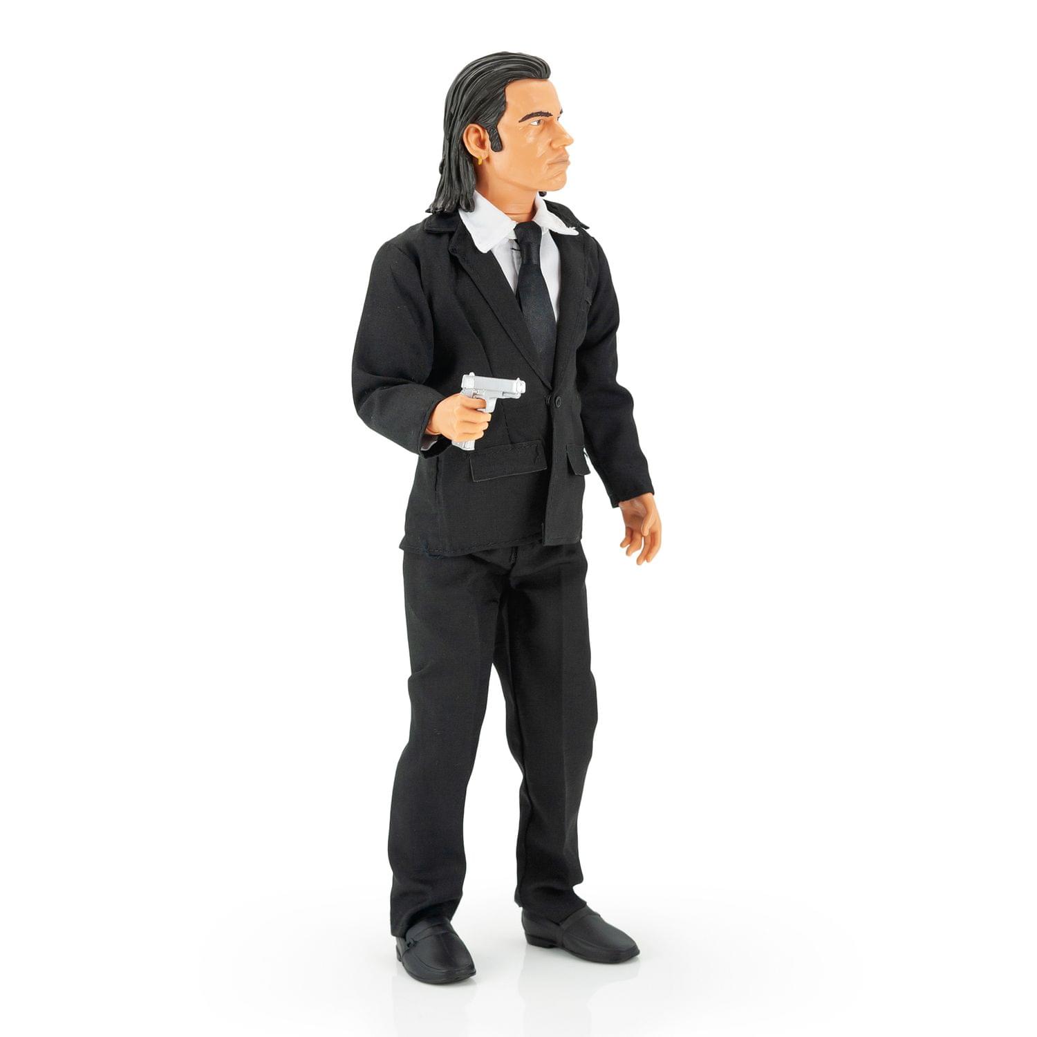Alt View 1. Beeline Creative - Pulp Fiction Vincent Vega Talking Figure | Pulp Fiction Action Figure | 13" Tall - Black.