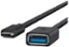 Left. Belkin - USB-C to USB 3.0 Adapter with Charging and 10Gbps Data Transfer, Compatible with Apple and Chromebook Devices 5-Inch - Black.