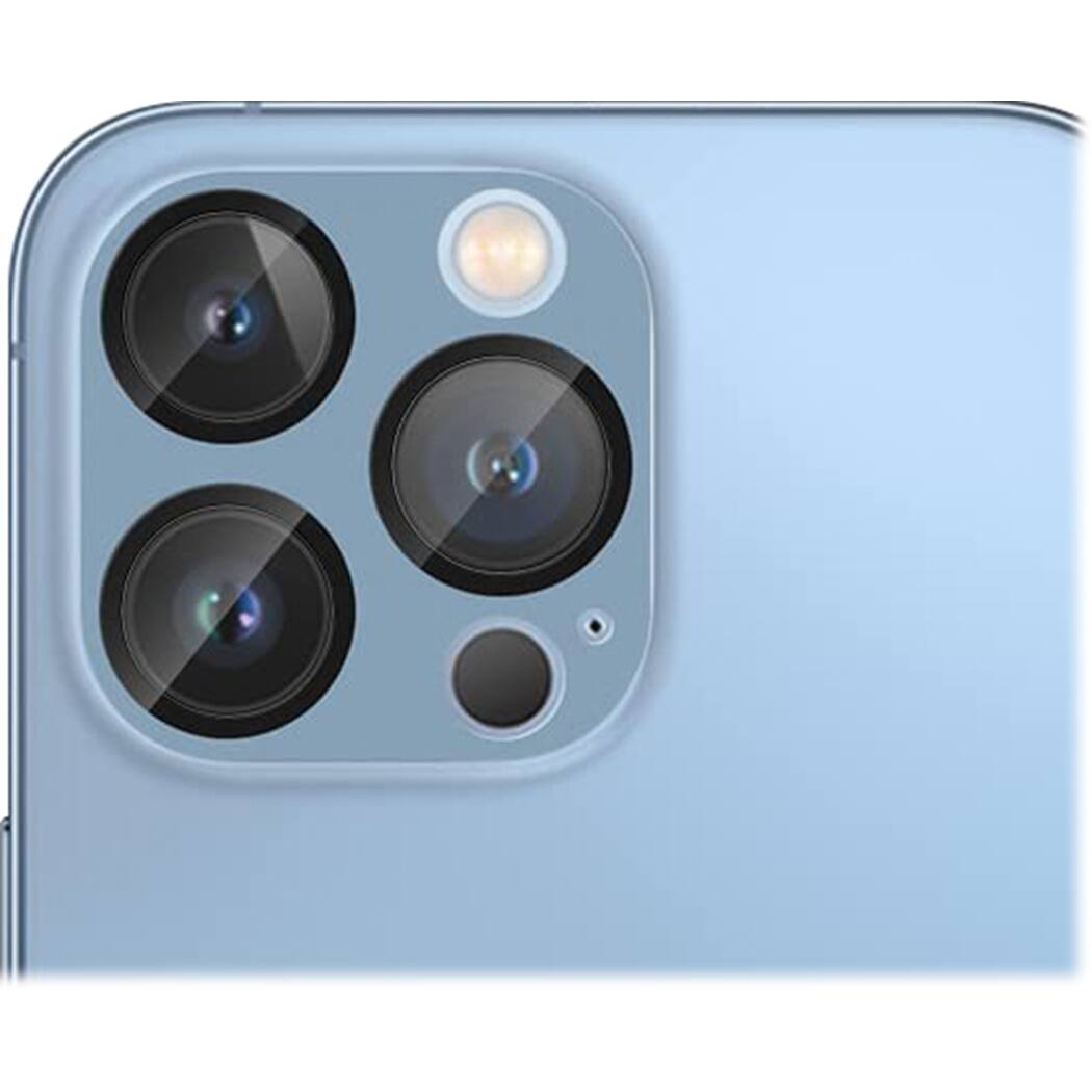 Alt View 14. SaharaCase - ZeroDamage Camera Lens Protector for Apple iPhone 13 Pro and iPhone 13 Pro Max (2-Pack) - Blue.