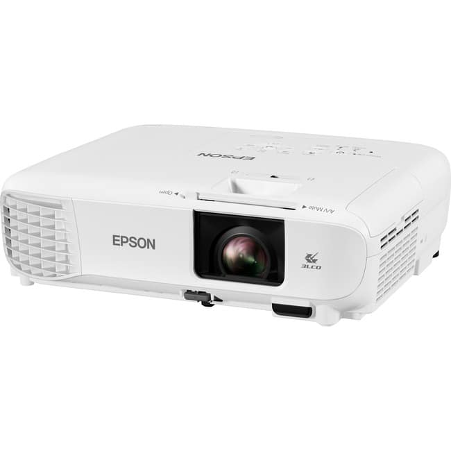 Epson - PowerLite 119W LCD Projector - 4:3 - Ceiling Mountable - 1280 x 800 - Front, Rear, Ceiling - 8000 Hour Normal Mode - Unknown