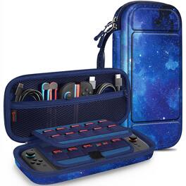 Fintie - Shockproof Carrying Case for Nintendo Switch 2 (2025) Portable Hard Shell Protective Cover, Travel Storage Bag - Starry Sky