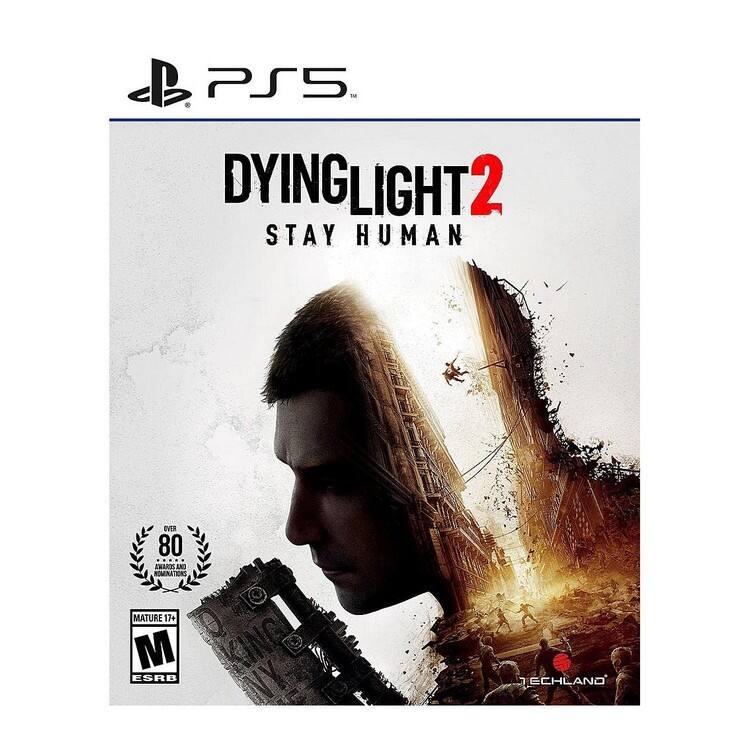 PS5 DYING LIGHT 2 STAY HUMAN VR 80 IMAROS AND NOMINATIONS MATURE 17+ KING ESRE NY ECHLAND
