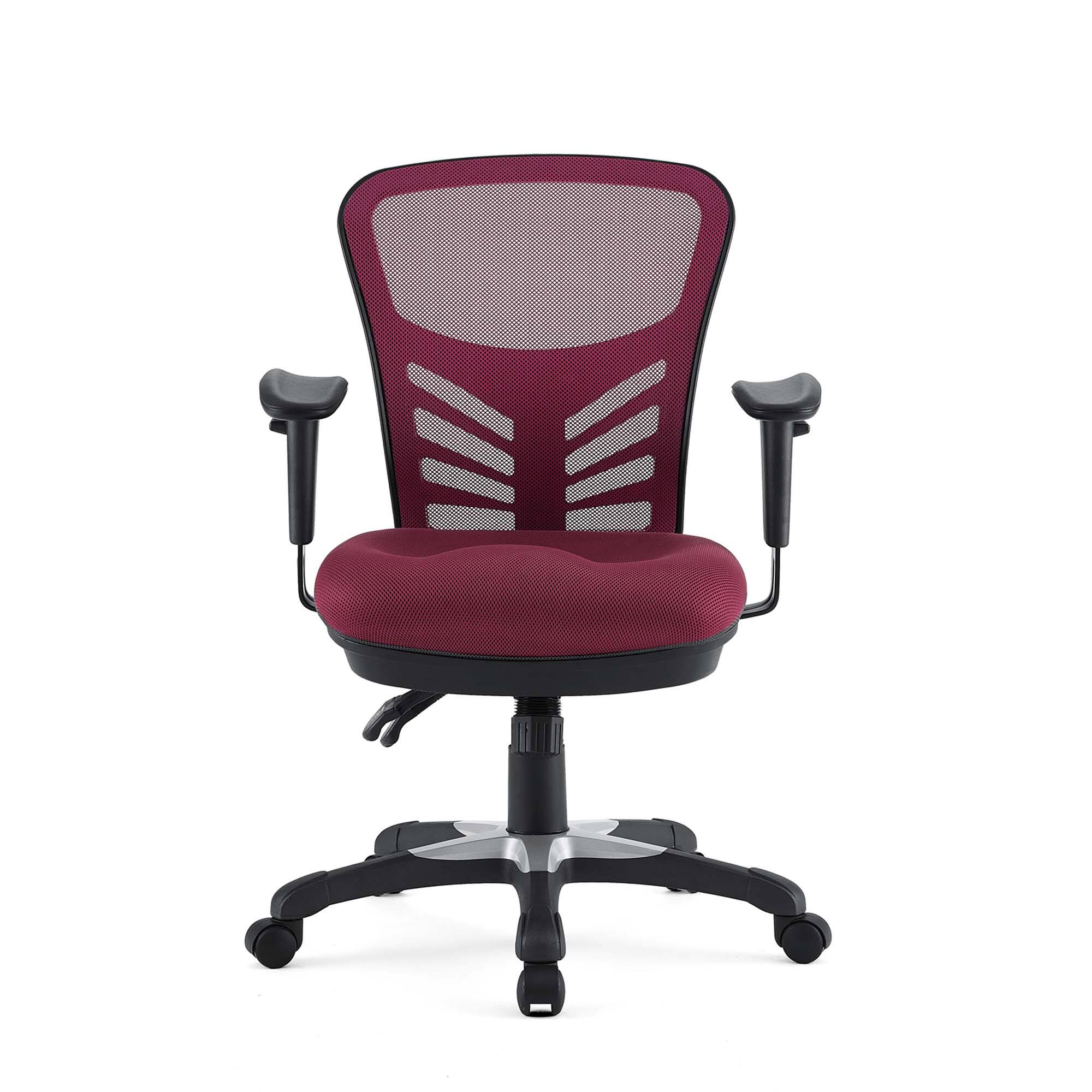 Alt View 5. Modway - Articulate Mesh Office Chair by Modway - Red.