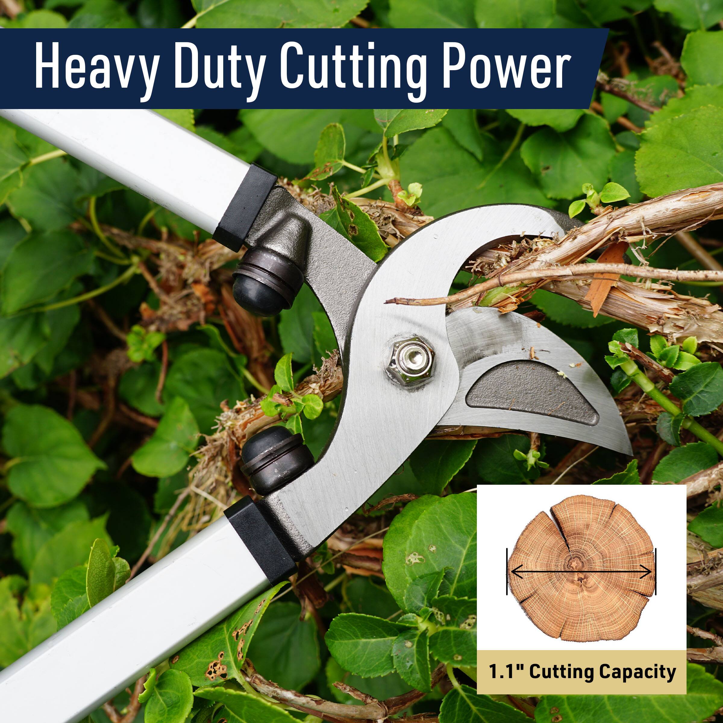 Heavy Duty Cutting Power  
1.1" Cutting Capacity