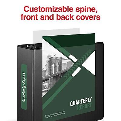 Customizable spine, front and back covers

QUARTERLY REPORT

Quarterly Report