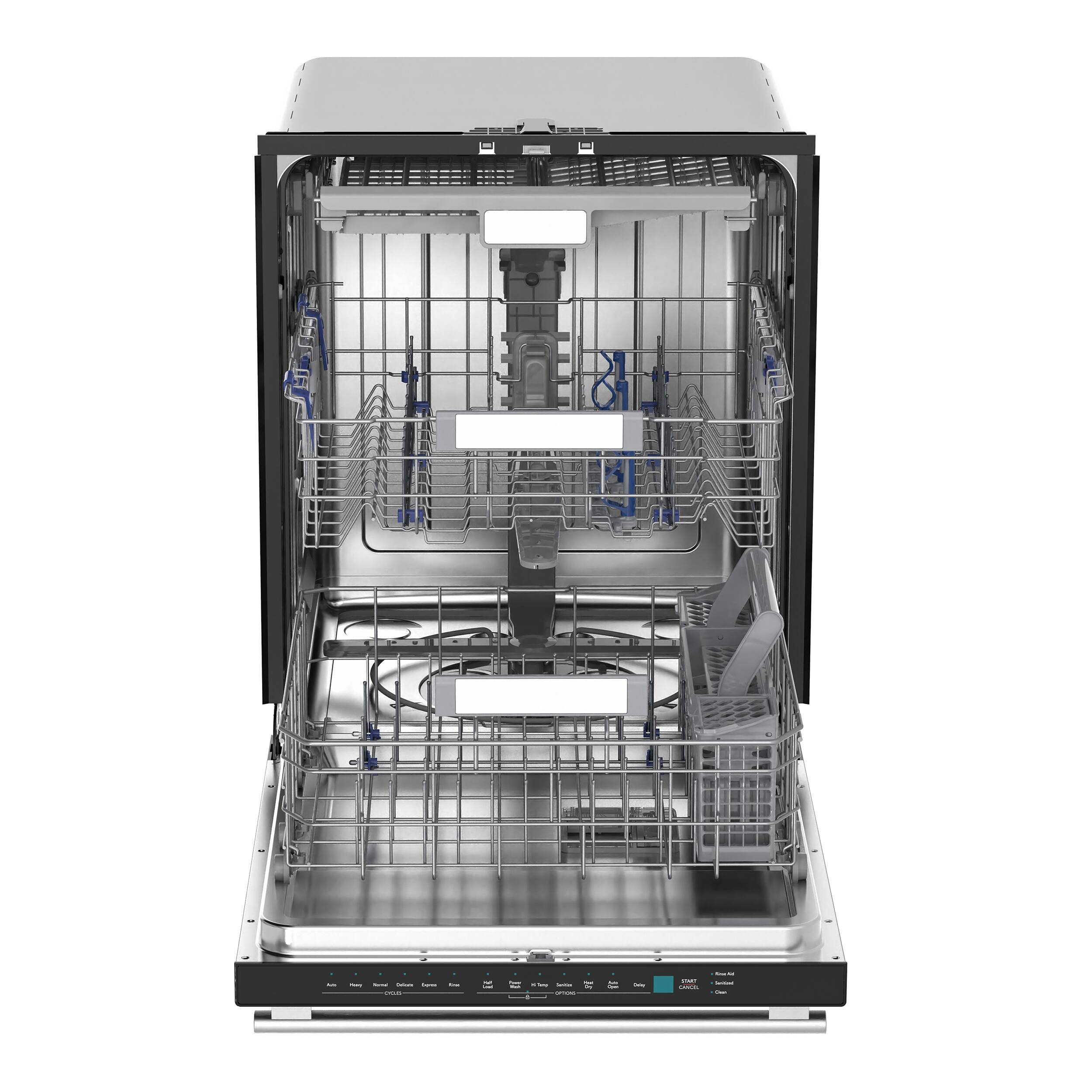 Alt View 10. Forno Appliances - Stella 24" Top Control Built-In Stainless Steel Tub Dishwasher and 44dBA - Black.